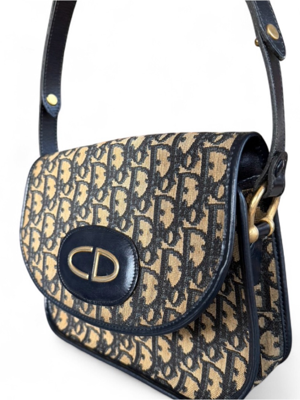 Christian Dior Trotter Monogram Canvas Flap Shoulder Bag. Comes with COA - Picture 5 of 16